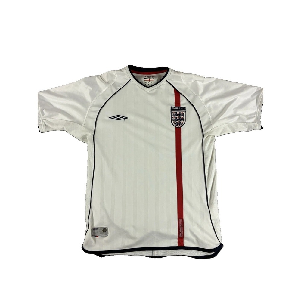 NWOT VTG 2001-2003 Umbro England National Team Home Jersey. Men's Medium